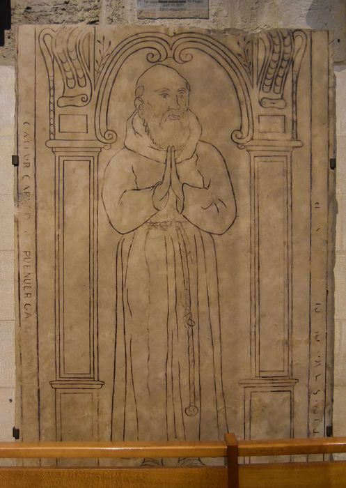 dalle funéraire du Père Constance