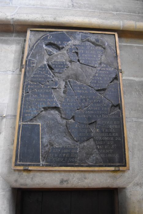 plaque funéraire