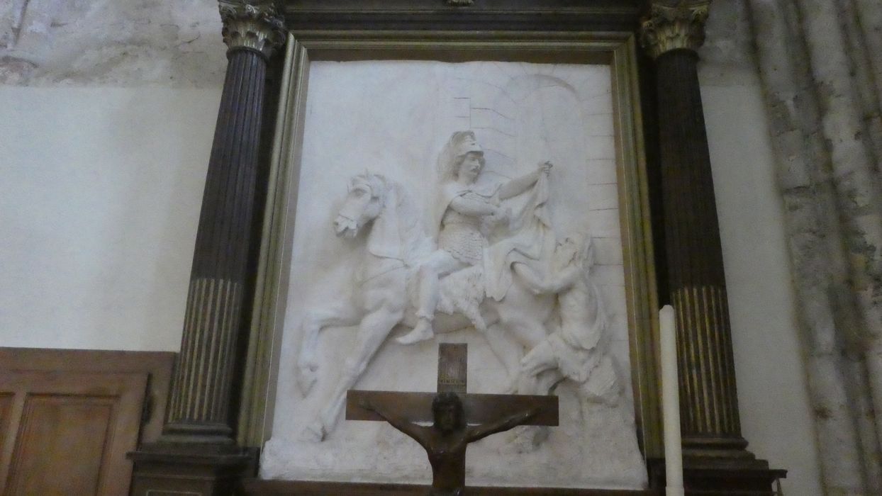 Haut-relief : Charité de saint Martin