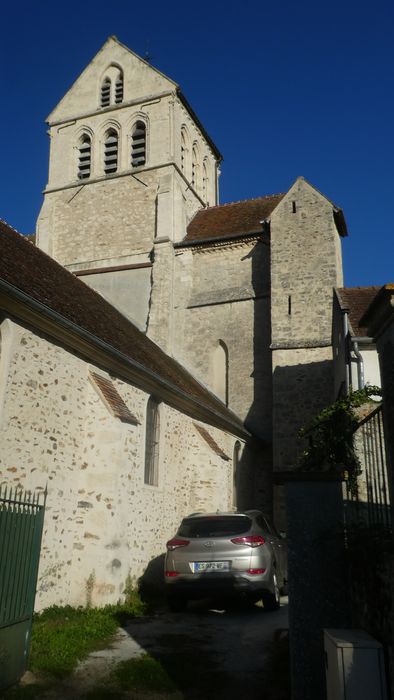 clocher, élévation ouest