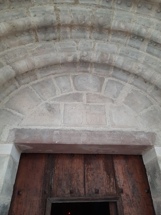 portail d’accès ouest, détail du tympan