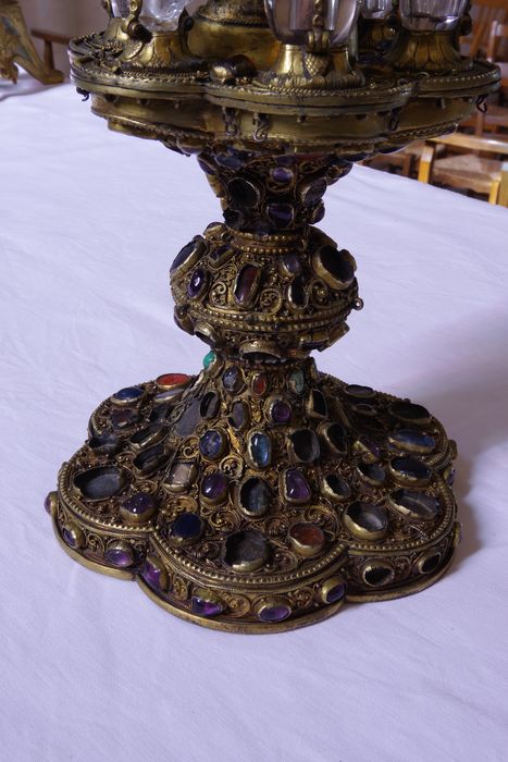 reliquaire-monstrance, détail