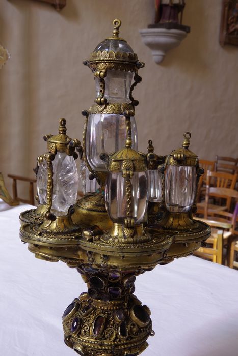 reliquaire-monstrance, vue partielle