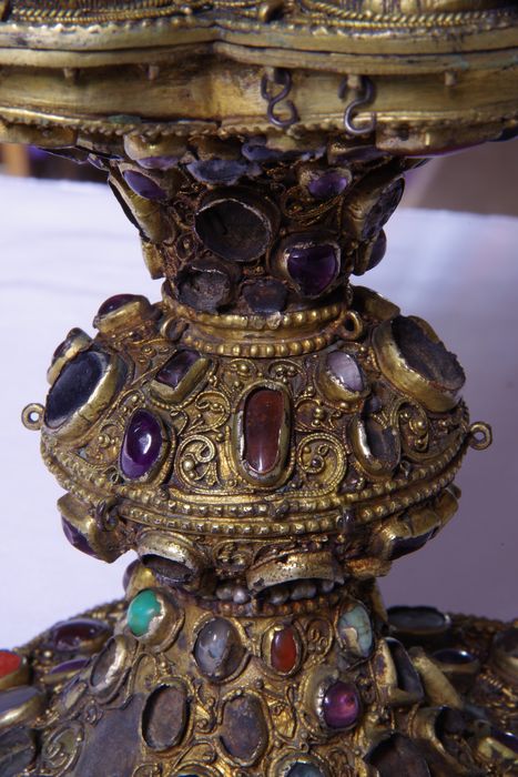 reliquaire-monstrance, détail