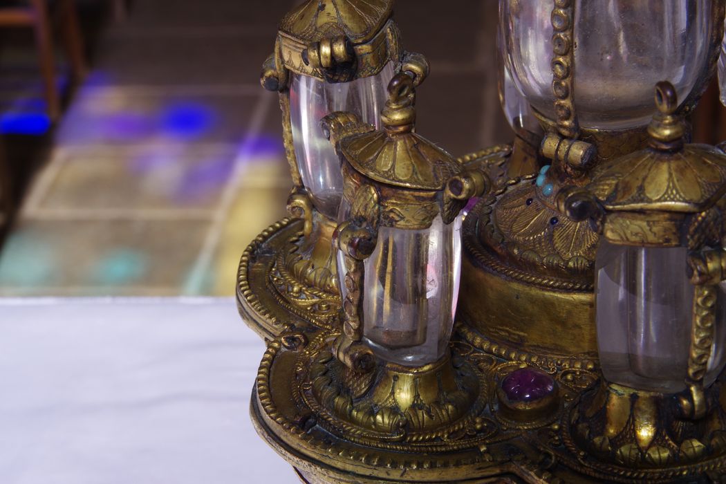reliquaire-monstrance, détail