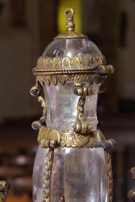reliquaire-monstrance, détail