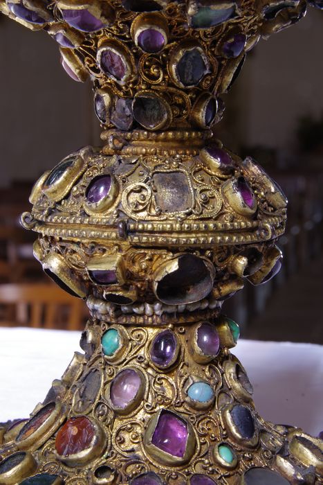reliquaire-monstrance, détail