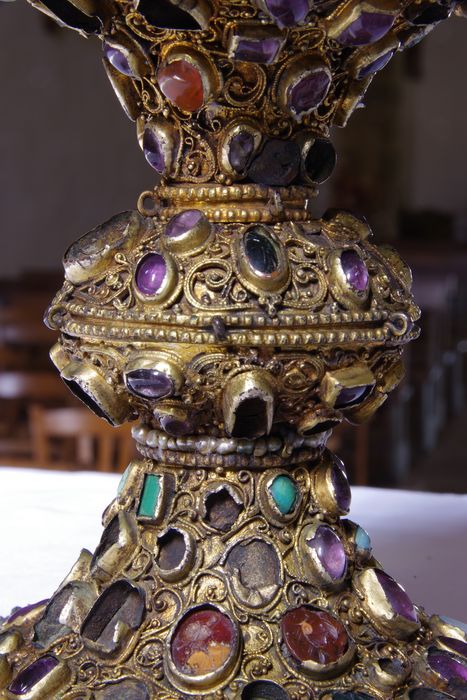 reliquaire-monstrance, détail