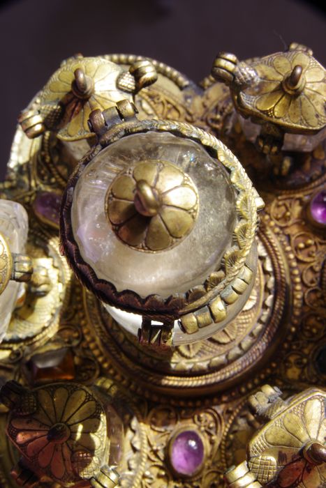 reliquaire-monstrance, détail