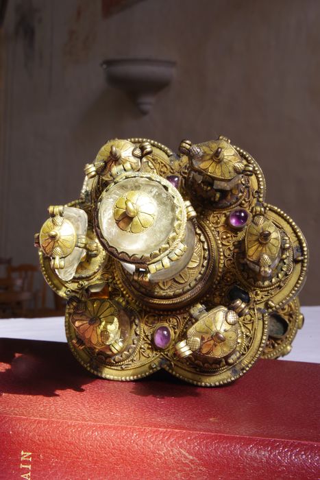 reliquaire-monstrance, détail