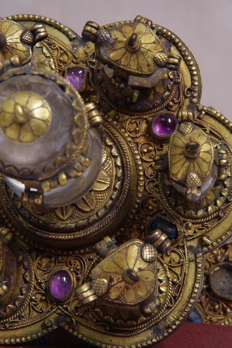 reliquaire-monstrance, détail