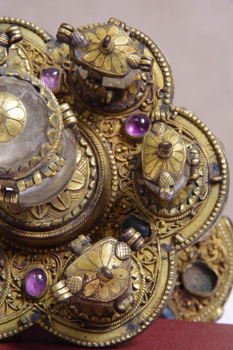 reliquaire-monstrance, détail