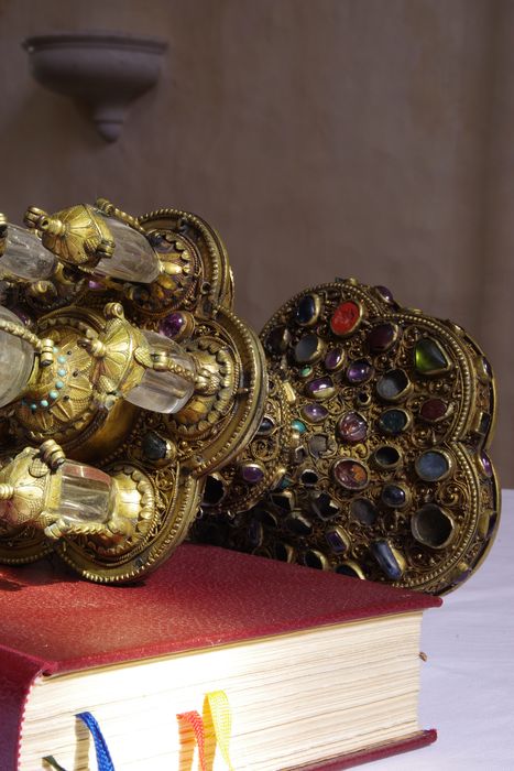 reliquaire-monstrance, vue partielle