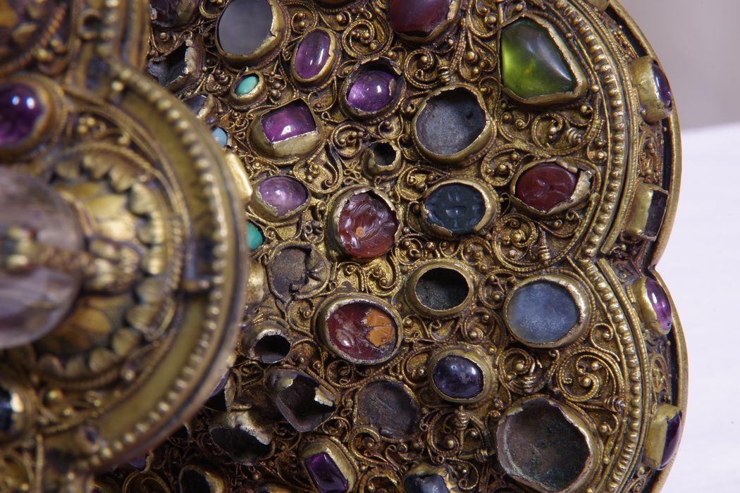 reliquaire-monstrance, détail