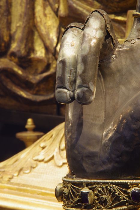 bras-reliquaire dit de saint Félicien, détail