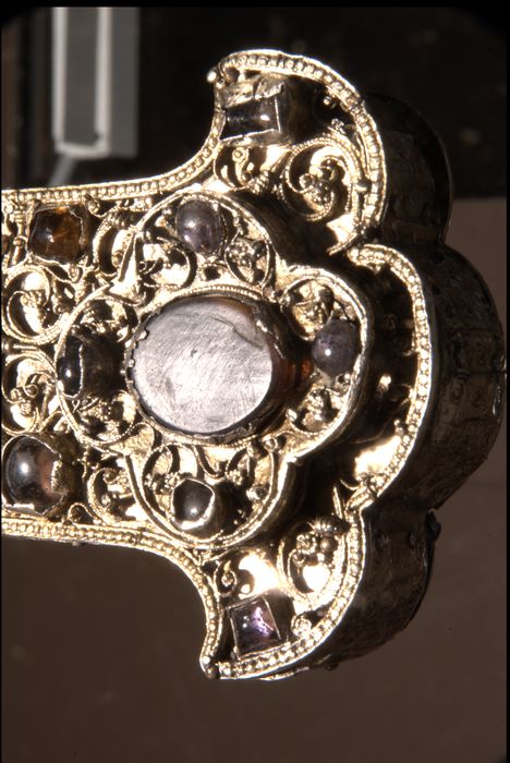 croix-reliquaire, détail