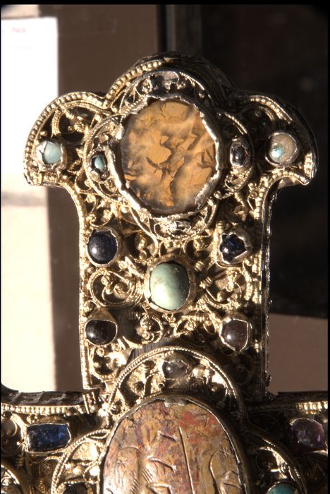 croix-reliquaire, détail