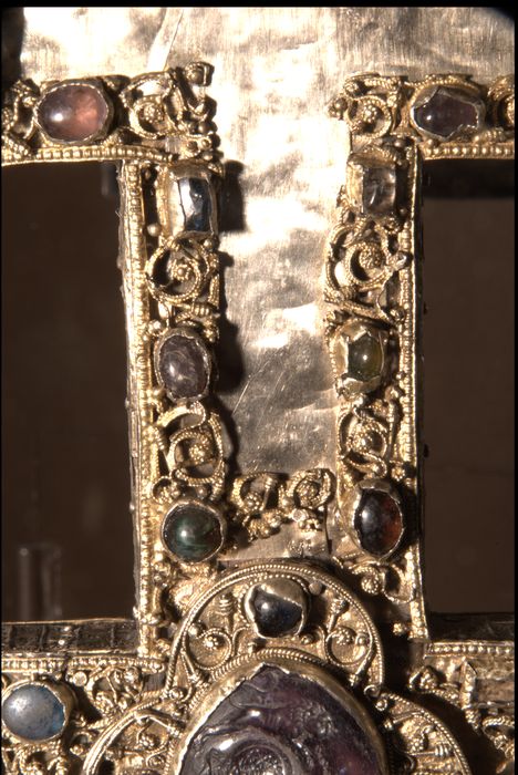 croix-reliquaire, détail