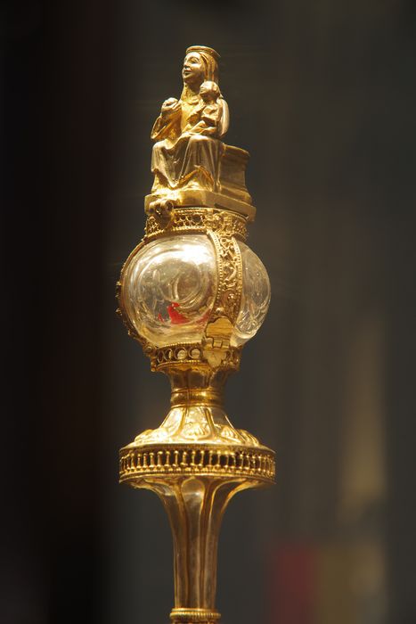 reliquaire-monstrance dit reliquaire des cheveux de la Vierge, détail