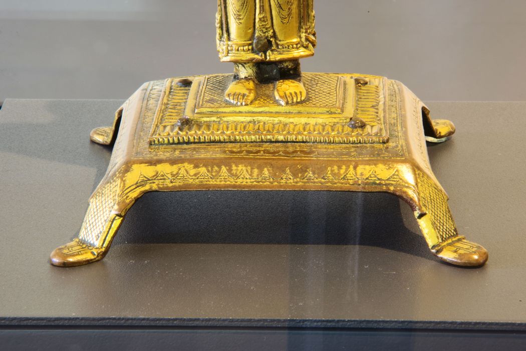 statuette-reliquaire : ange, détail