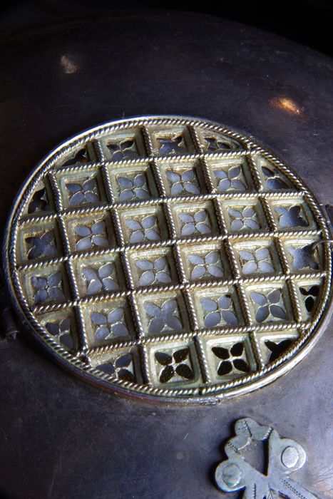 buste-reliquaire : saint Étienne de Muret, détail