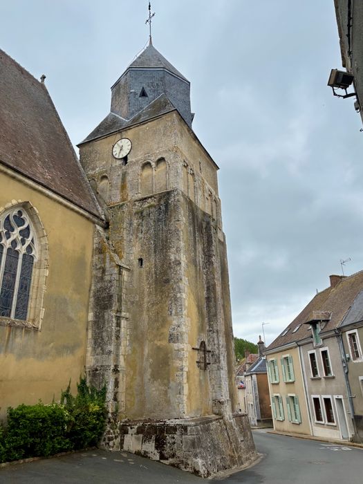 clocher, élévations sud et ouest