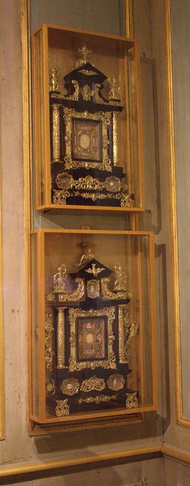 retables-reliquaires dits de sainte Véronique, saint Vincent, sainte Marie, saint Nicolas