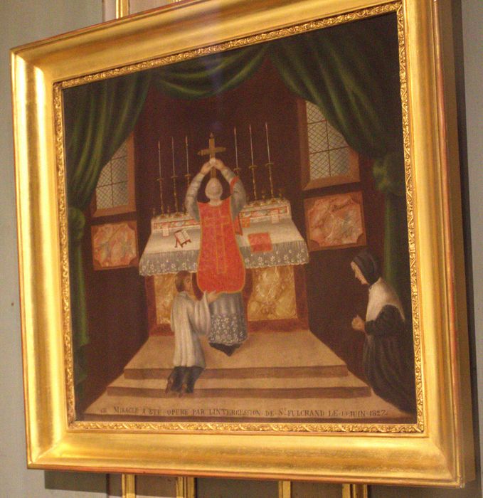 tableau ex-voto : Miracle opéré par l'intercession de saint Fulcran