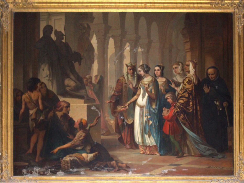 tableau : Humilité de Sainte Élisabeth de Hongrie