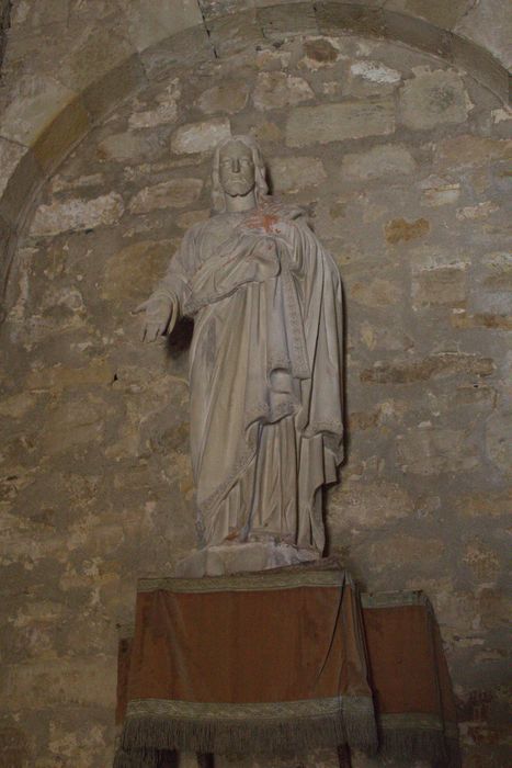statue : Christ du Sacré-Coeur