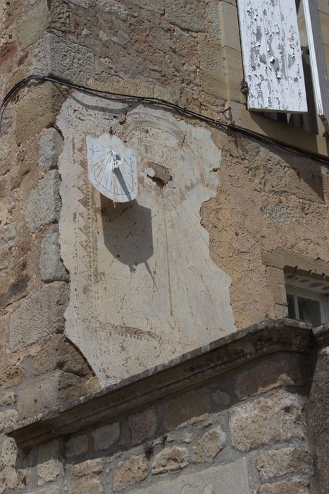 aile sud, détail d’un cadran solaire