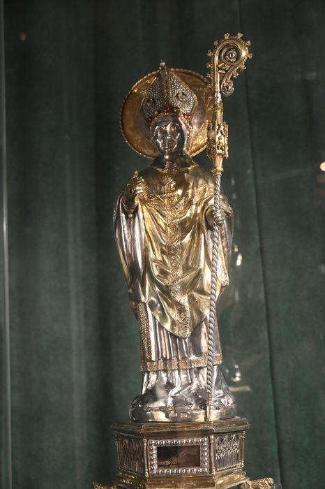 statuette-reliquaire : saint Martin