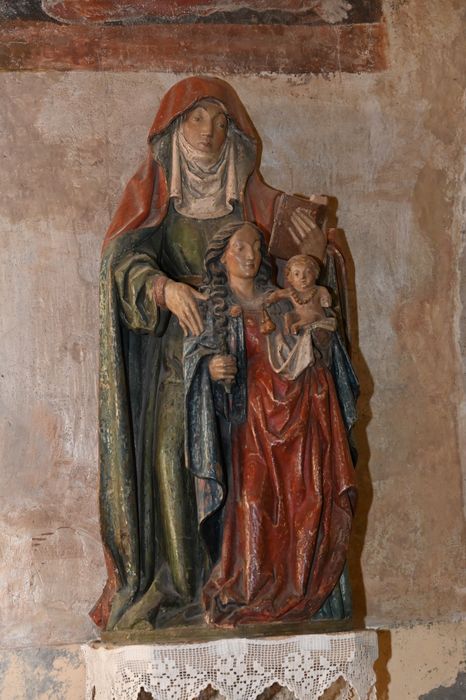 groupe sculpté : Éducation de la Vierge (l’)
