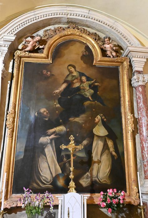tableau : Remise du rosaire (la)