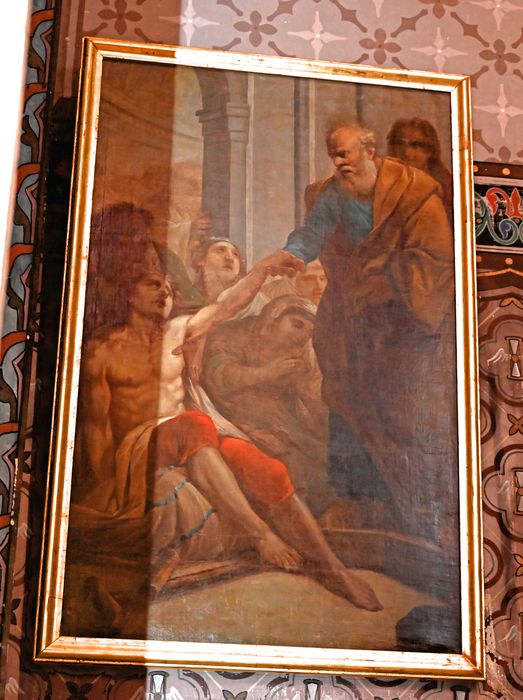 tableau : Saint Pierre guérissant le paralytique