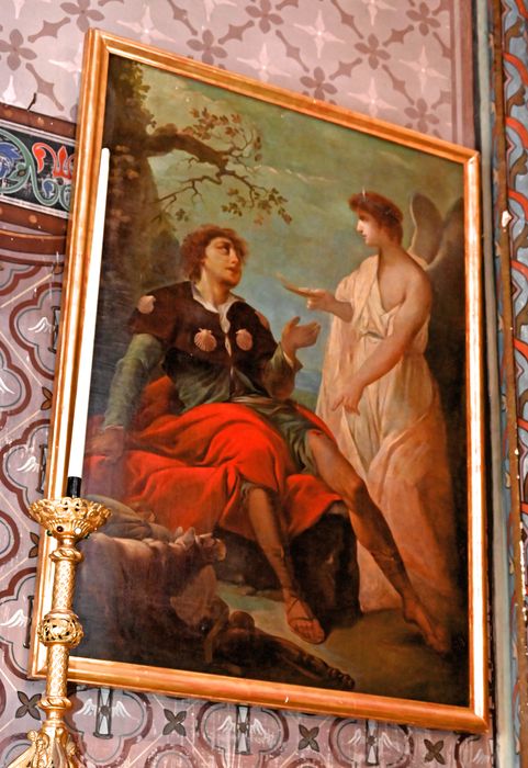 tableau : Saint Roch secouru par un ange