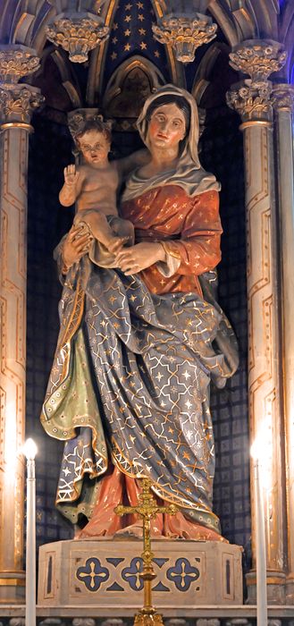 Statue : Vierge à l'Enfant