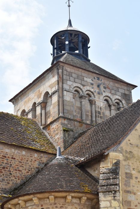 clocher, élévations nord et est