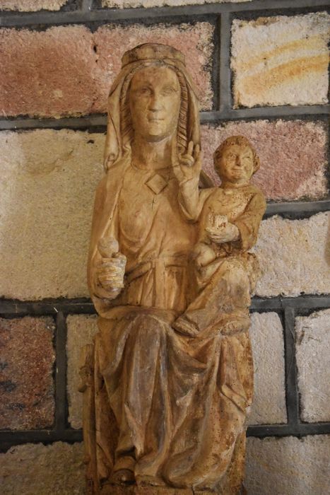 statue : Vierge à l'Enfant assise, dite Notre-Dame d'Orsan