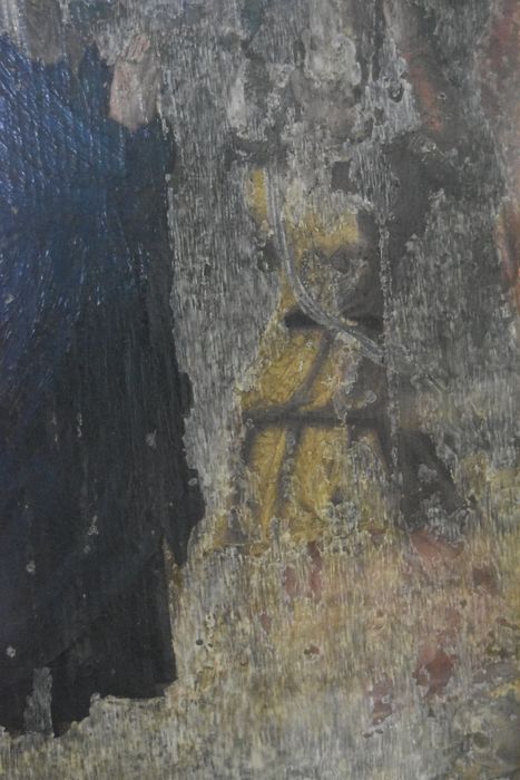 triptyque d’Hubert de Prie : Crucifixion (la), détail