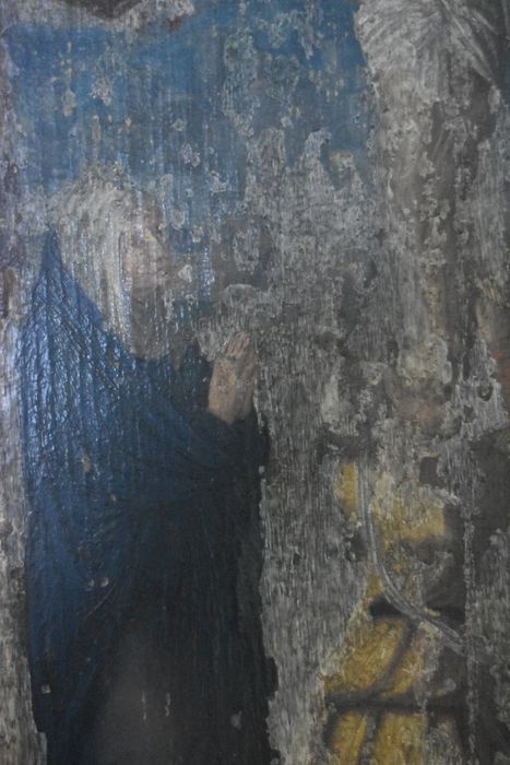 triptyque d’Hubert de Prie : Crucifixion (la), détail