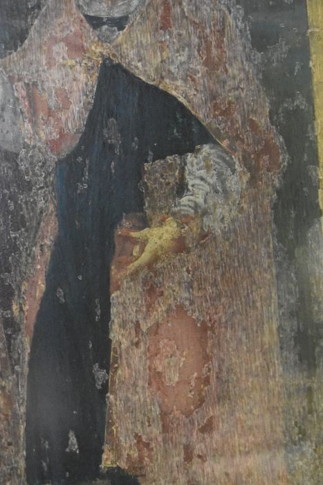 triptyque d’Hubert de Prie : Crucifixion (la), détail
