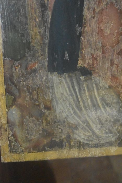triptyque d’Hubert de Prie : Crucifixion (la), détail