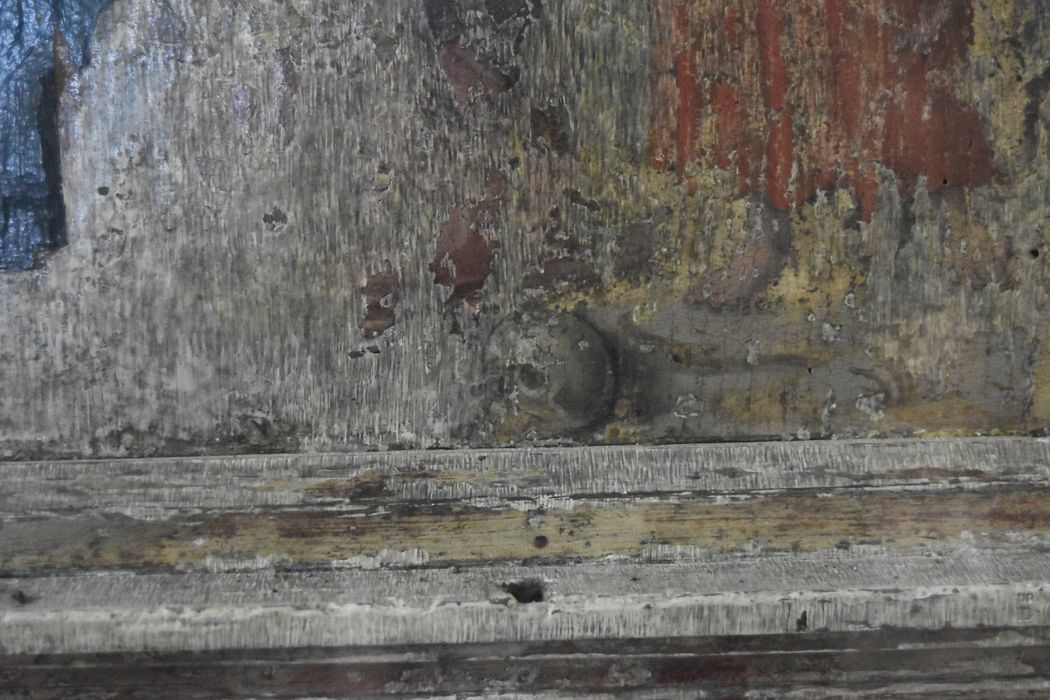 triptyque d’Hubert de Prie : Crucifixion (la), détail