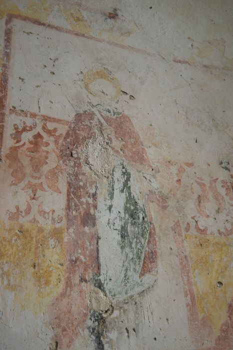 absidiole nord, peinture monumentale, détail