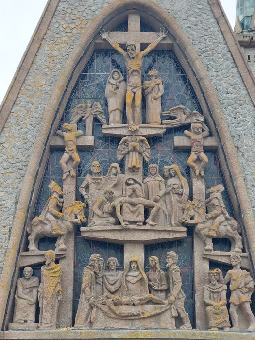 façade ouest, vue partielle