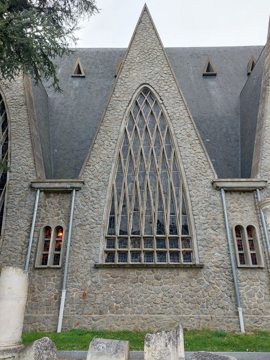 façade latérale sud, vue partielle