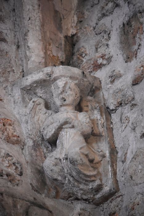 collatéral sud, détail d’un culot sculpté