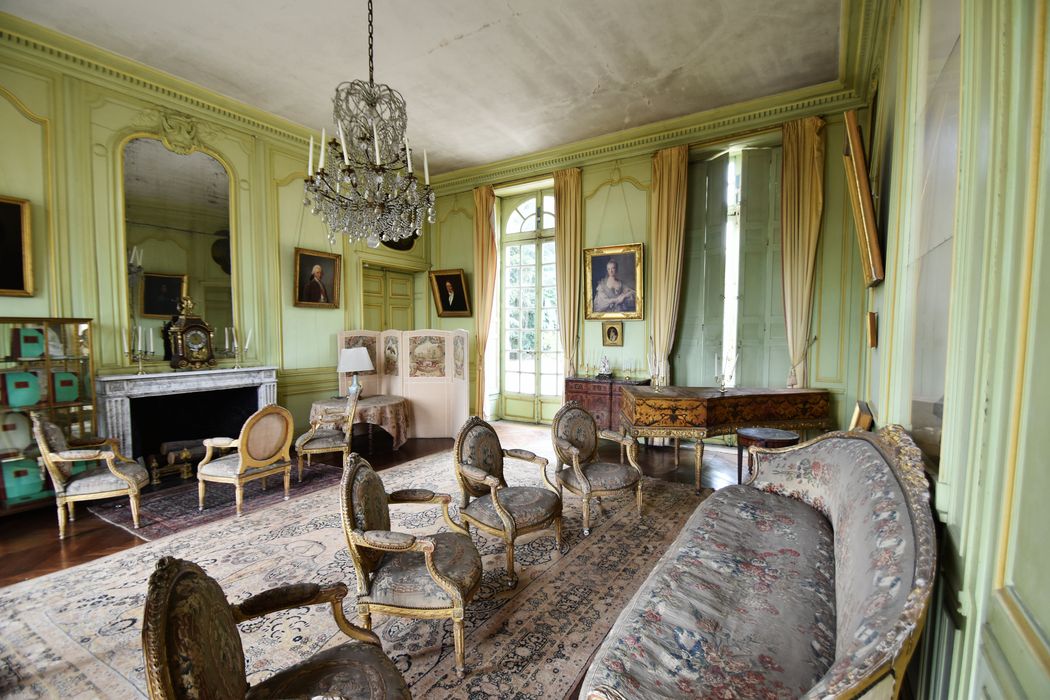rez-de-chaussée, salon vert