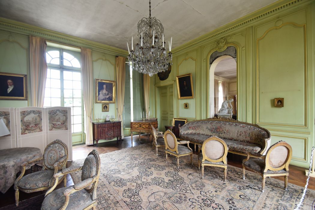 rez-de-chaussée, salon vert